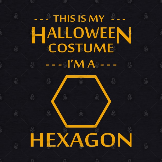 Halloween Costume I'm a Hexagon by Capital Blue